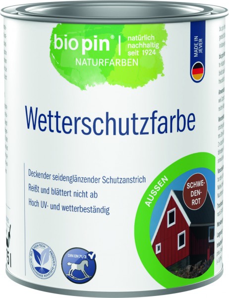 Wetterschutzfarbe Schweden Rot