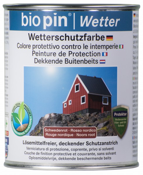 Wetterschutzfarbe Schweden Rot