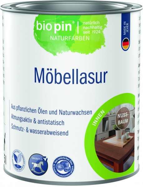 Möbellasur Nussbaum 0,375 L