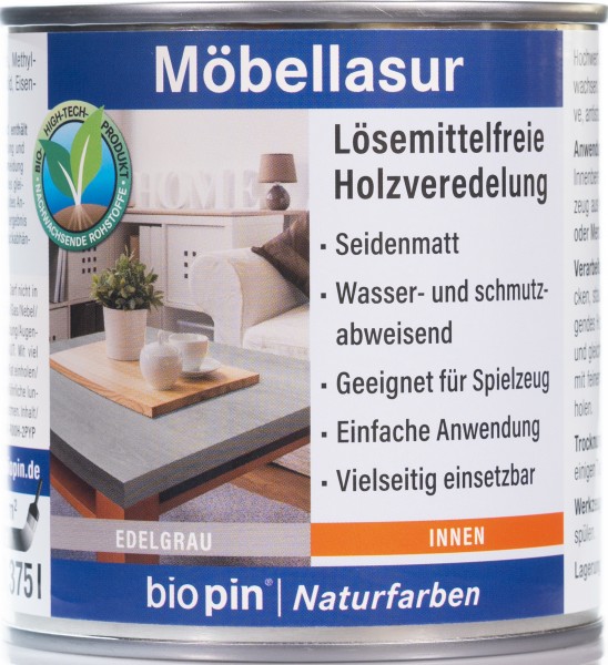 Möbellasur Edelgrau 0,375 L