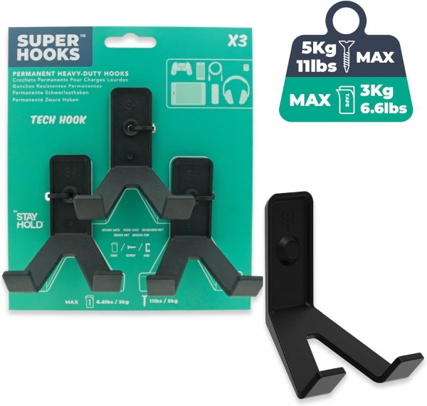 Tech Hook 3-pack