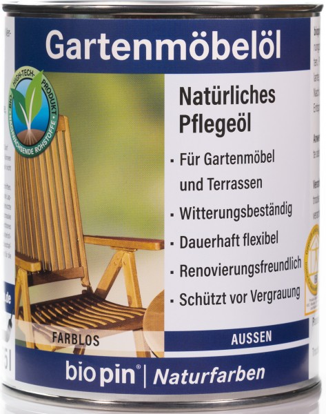 Gartenmöbelöl Farblos 0,75l