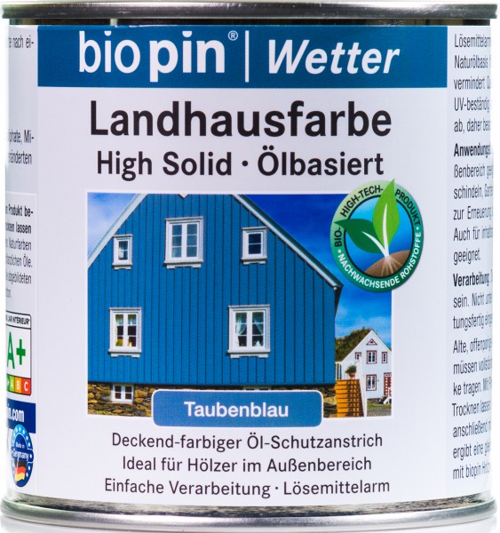 Landhausfarbe Taubenblau
