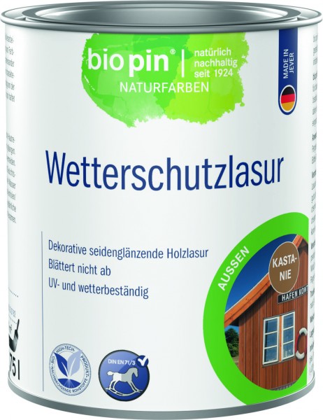 Wetterschutzlasur Kastanie