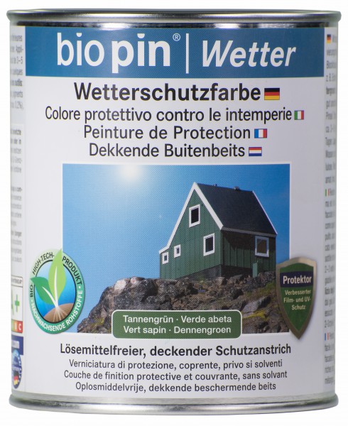 Wetterschutzfarbe Tannen Grün