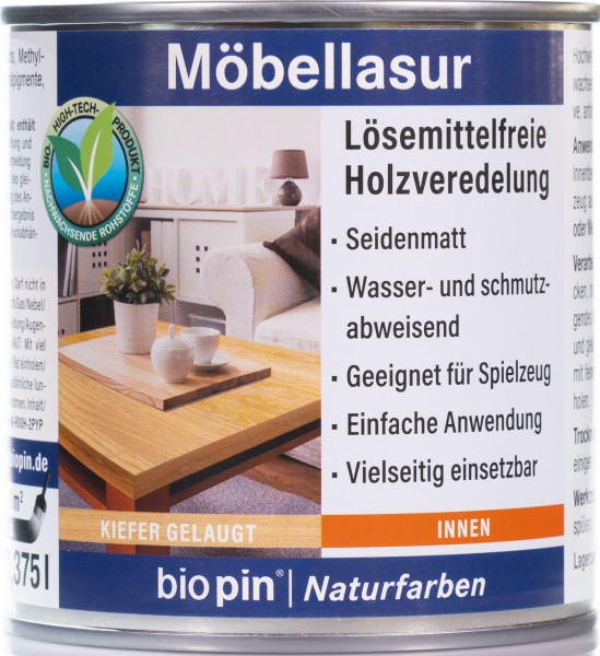 Möbellasur Kiefer gelaugt 0,375 L