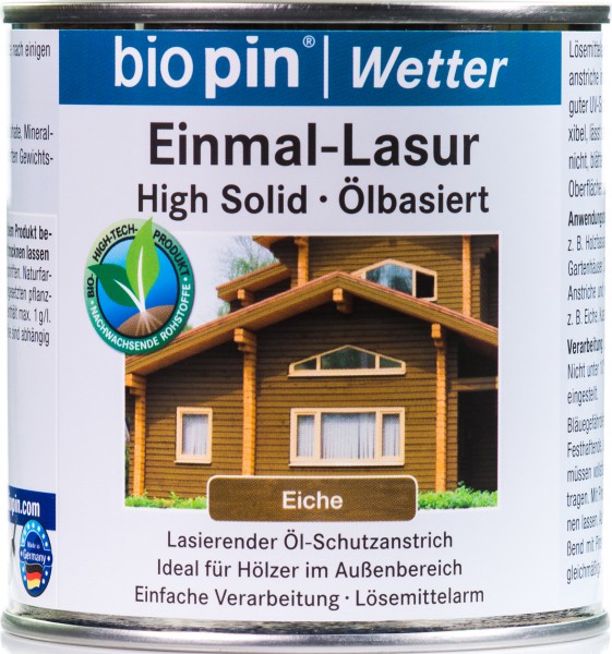 Einmal-Lasur Eiche