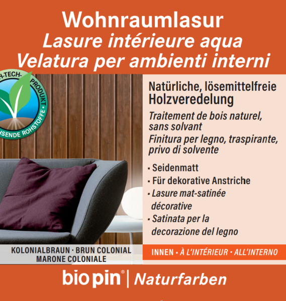 Wohnraumlasur Kolonial Braun
