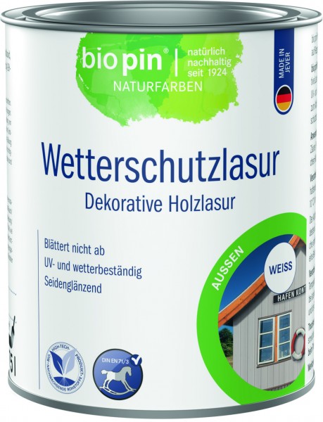 Wetterschutzlasur Weiß