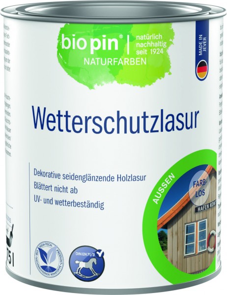 Wetterschutzlasur Farblos