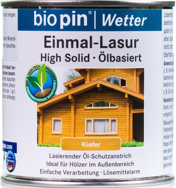 Einmal-Lasur Kiefer