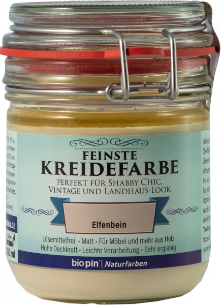 Naturkreidefarbe Elfenbein 0,325l