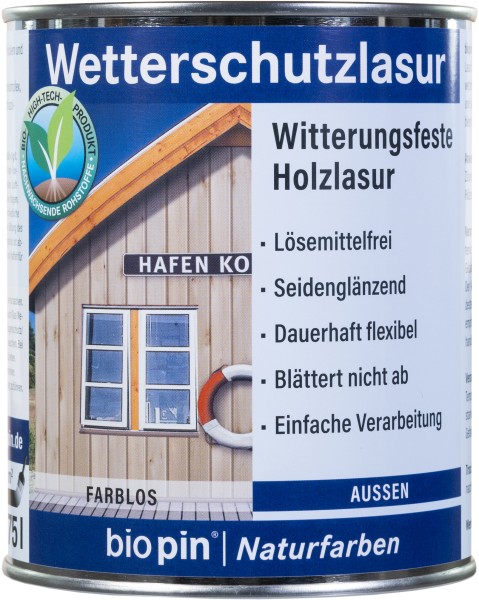 Wetterschutzlasur Farblos