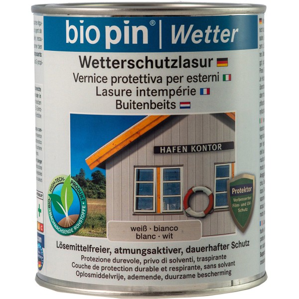 Wetterschutzlasur Weiß