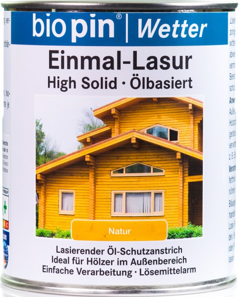 Einmal-Lasur Natur