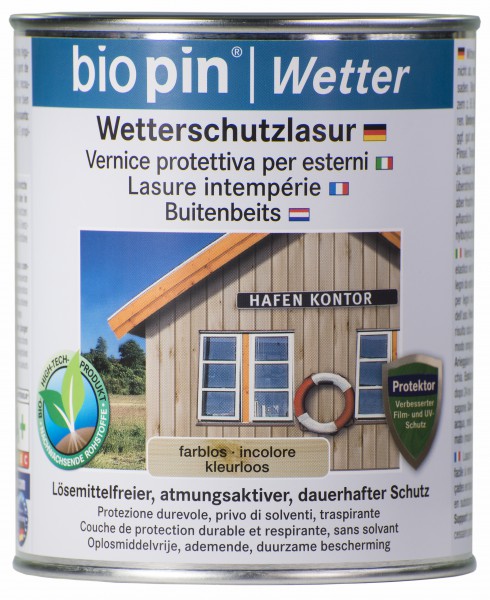 Wetterschutzlasur Farblos
