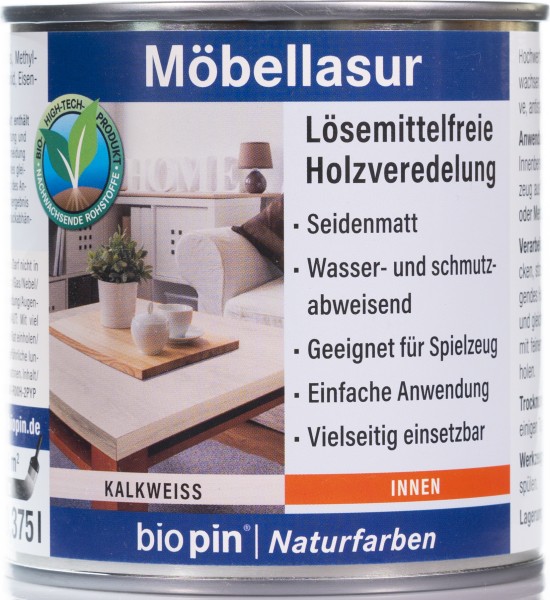 Möbellasur Kalkweiß