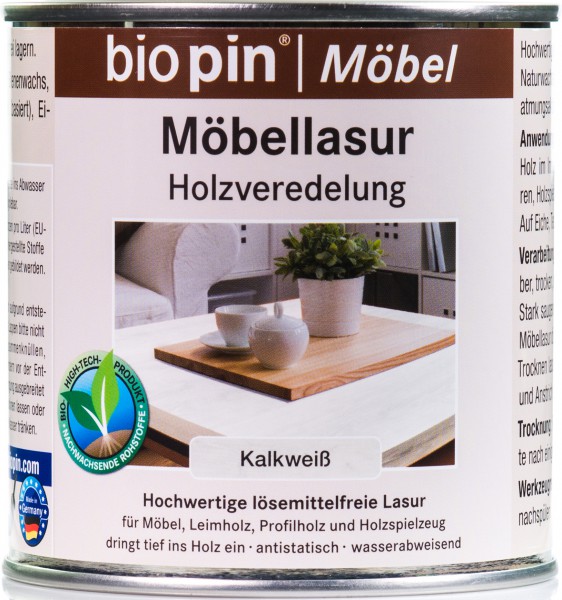 Möbellasur Kalkweiß