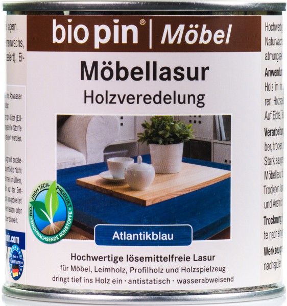 Möbellasur Atlantikblau