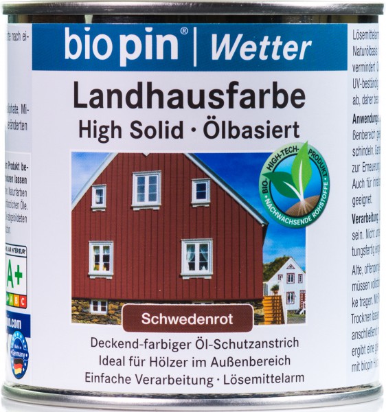 Landhausfarbe Schweden Rot