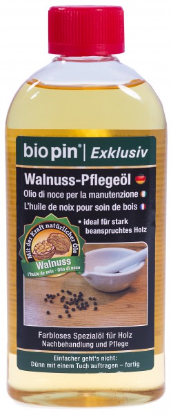 Walnuss Pflegeöl Farblos 0,25 L