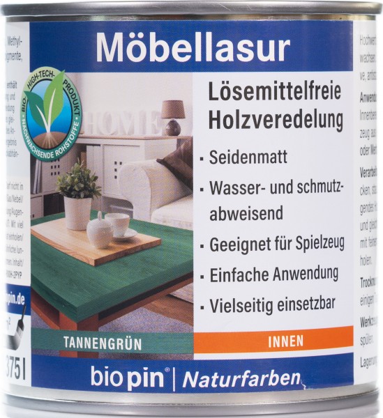 Möbellasur Tannengrün 0,375 L