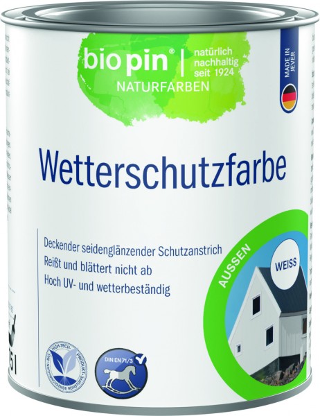 Wetterschutzfarbe Weiß