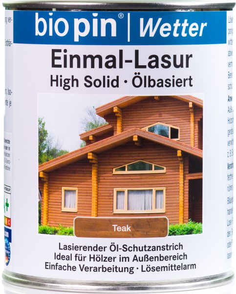 Einmal-Lasur Teak