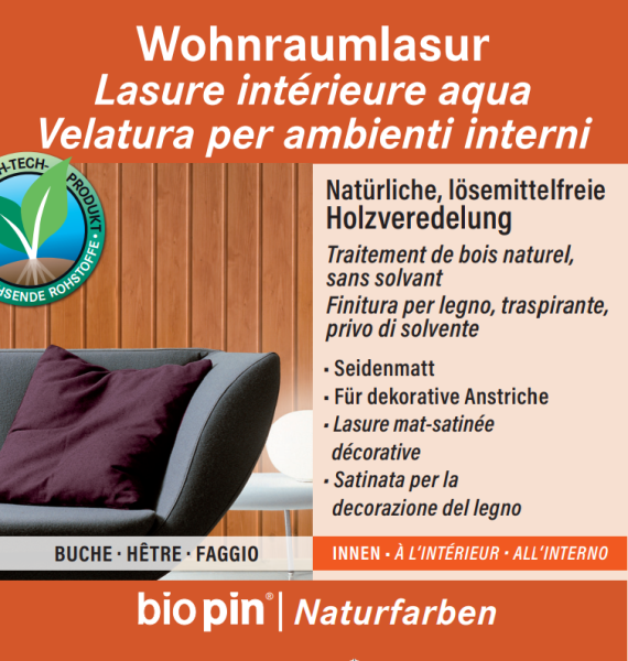 Wohnraumlasur Buche
