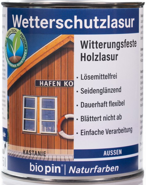 Wetterschutzlasur Kastanie