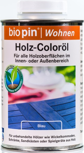 Holz-Coloröl Blau