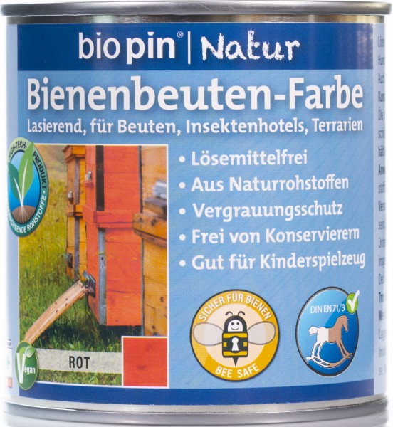 Bienenbeutenfarbe Rot 0,375 L