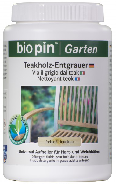 Teakholz Entgrauer Farblos Basis