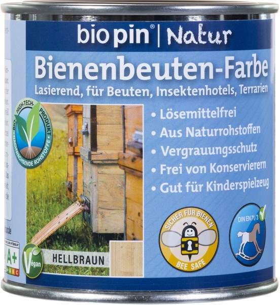 Bienenbeutenfarbe Hellbraun 0,375 L