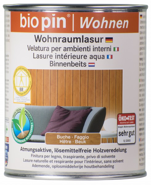 Wohnraumlasur Buche