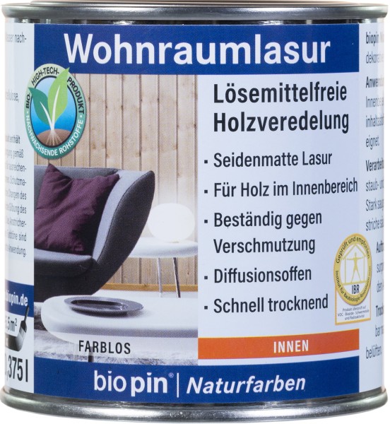 Wohnraumlasur farblos