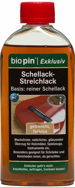 Schellack-Streichlack Gebleicht